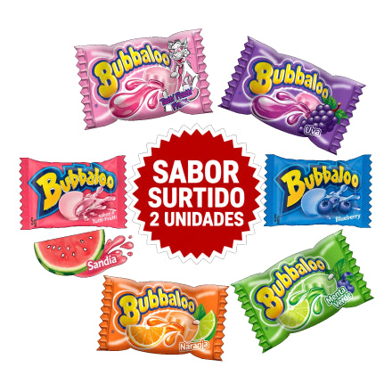 Goma de mascar BUBBALOO X2