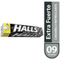 Caramelo HALLS BARRA EXTRA FUERTE 25.2g