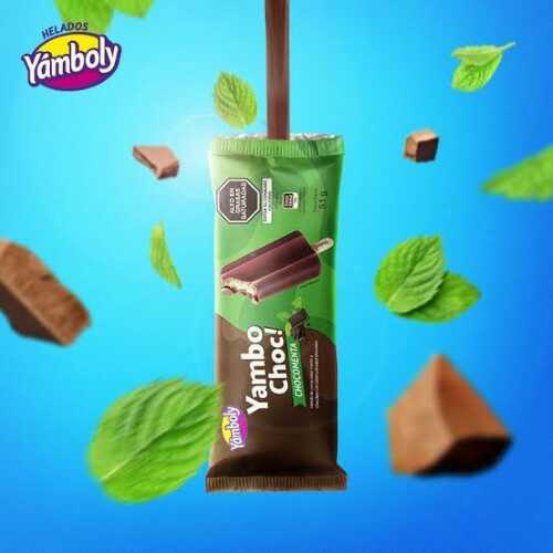 Helado YAMBOCHOC CHOCOMENTA PALETA YAMBOLY 45g
