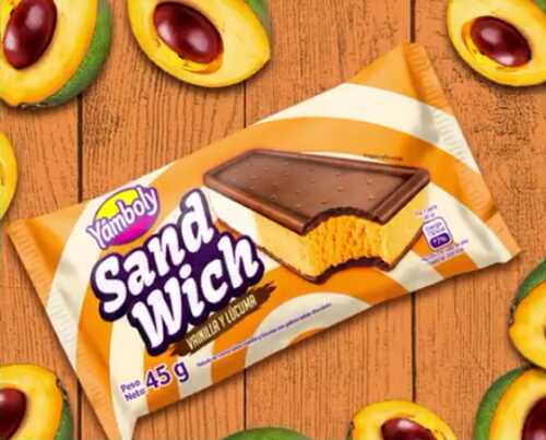 Helado SAND WICH LÚCUMA YAMBOLY 40g