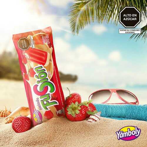 Helado FUSION FRESA YAMBOLY 58g
