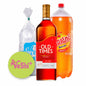 Combo Whisky OLD TIMES RED 1L + GUARANA 3L + Hielo 900g
