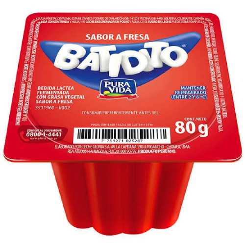 Yogurt BATIDITO FRESA 80g