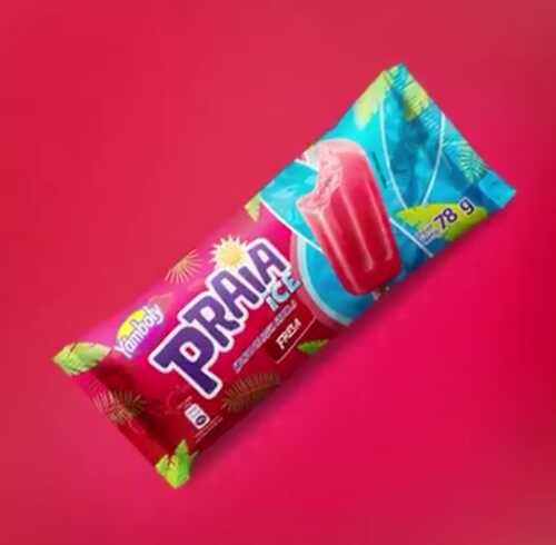 Helado PRAIA ICE FRESA PALETA YAMBOLY 70g