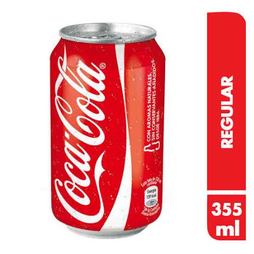 Gaseosa lata COCA COLA ORIGINAL 350mL