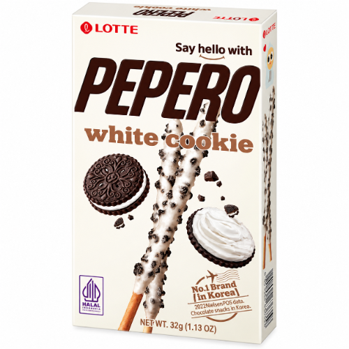 Barrita cereal PEPERO WHITE COOKIE COREANO 47g