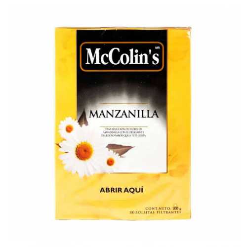 Infusion MCCOLINS MANZANILLA 1g x4