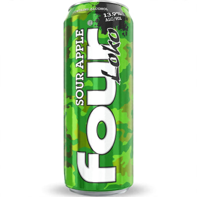 Bebida FOUR LOKO GREEN SOUR USA LATA 695mL