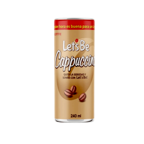 Bebida LETS BE CAPUCCINO KOREA LATA 240mL