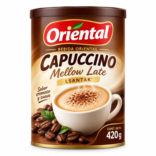 Bebida oriental CAPUCCINO MELLOW LATE LSANTAK 420g