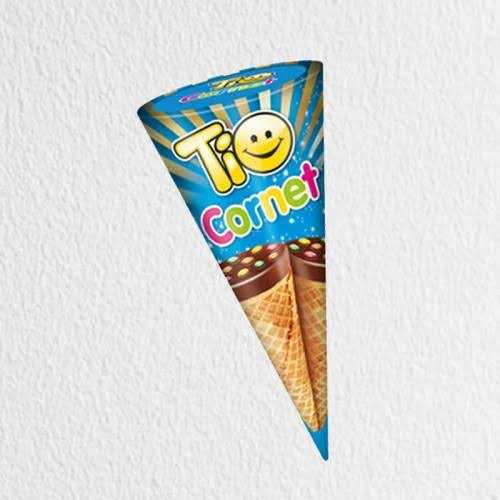 Cono relleno de chocolate TIO CORNET