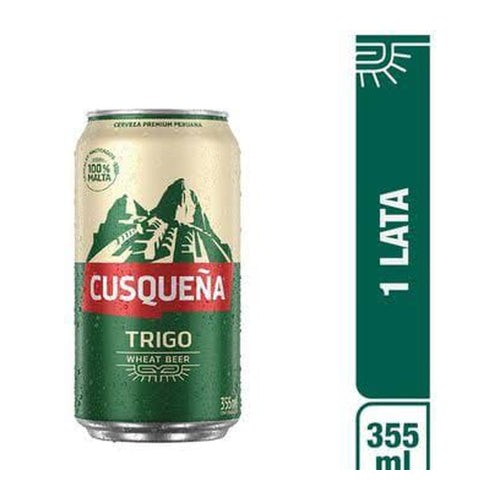 Cerveza CUSQUEÑA TRIGO LATA 355mL