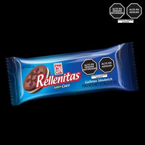 Galleta RELLENITAS COCO 36g