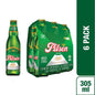 Cerveza PILSEN BOTELLA 305mL x6UND