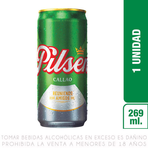 Cerveza PILSEN CALLAO LATA 269mL