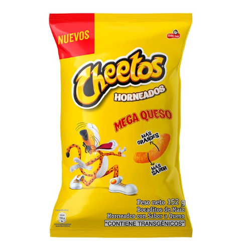 Palitos de maiz CHEETOS MEGA QUESO 34g