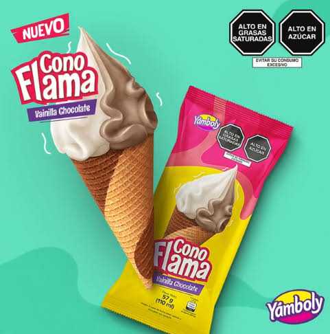 Helado CONO FLAMA YAMBOLY 57g