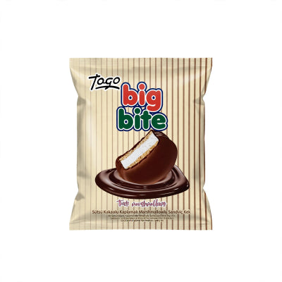 Alfajor BIG BITE TICK MARSHMALLOWS 23g