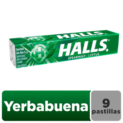 Caramelo HALLS BARRA YERBABUENA 25.2g