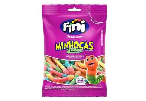 Gomitas GUSANOS ACIDOS FINI 90g