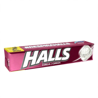 Caramelo HALLS BARRA FUNDO CEREZA 28g