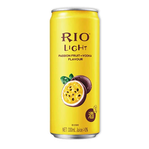 Bebida oriental COCTEL VODKA MARACUYA RIO LIGHT 330mL