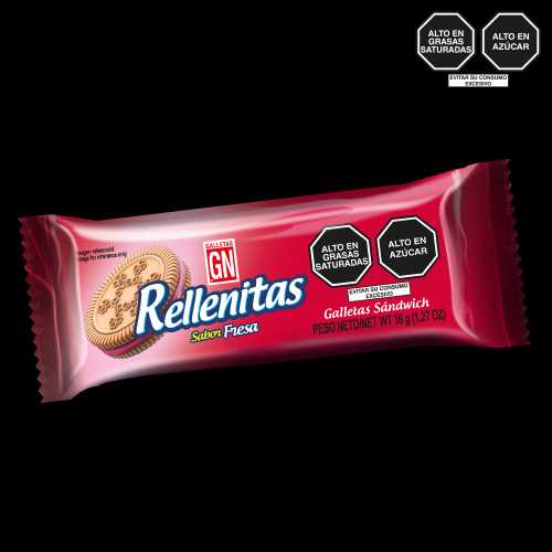 Galleta RELLENITAS FRESA 36g
