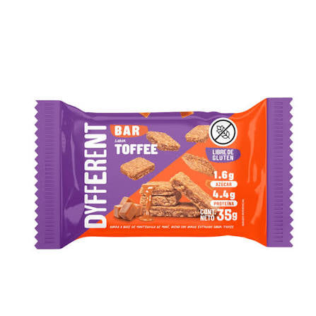 Barra CEREAL DYFFERENT TOFFEE 35g