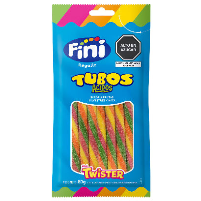 Gomitas TUBES ACIDOS TWISTER FINI 80g