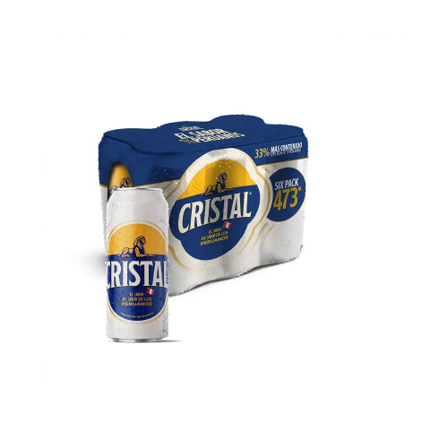 Cerveza CRISTAL LATA 473mL x6UND