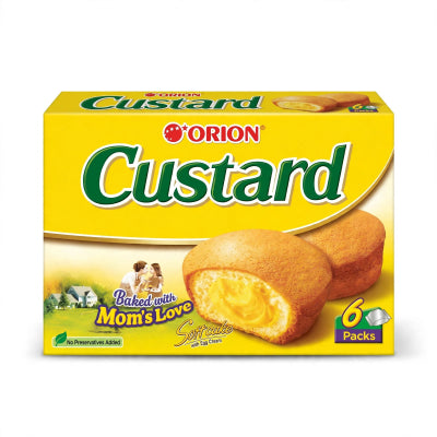 Bizcocho ORION RELLENO CREMA DE HUEVO 138g x1CAJ(6und)