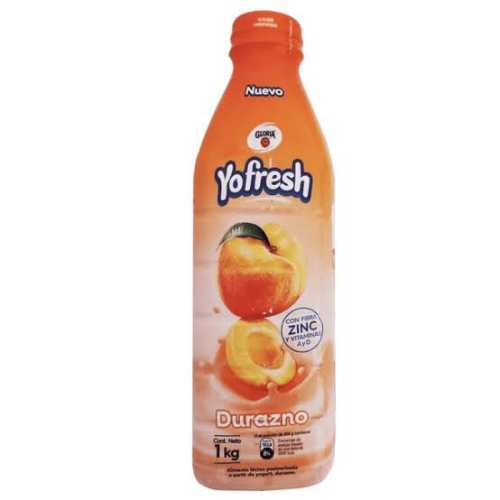 Yogurt YOFRESH DURAZNO BOTELLA 970g