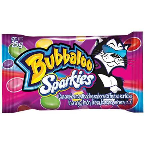 Caramelo masticable BUBBALOO SPARKIES 25g