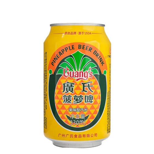 Bebida oriental CERVEZA SABOR PIÑA GUANGS 330mL