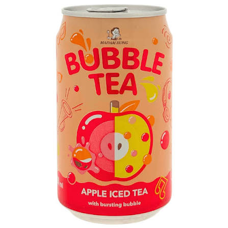 Bebida oriental BUBBLE TEA APPLE ICED MADAM HONG 320mL