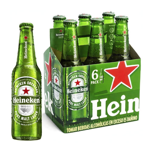 Cerveza HEINEKEN BOTELLA 330mL x6UND